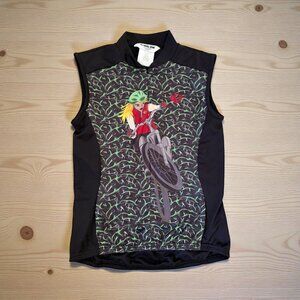 PEARL IZUMI Women's Blonde Sleeveless Cycling Jersey Size Small